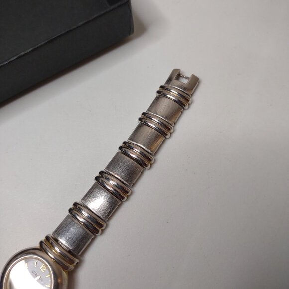 6.5 Inch Silver Tone Metal Gruen Watch With White Dial - Picture 6 of 13